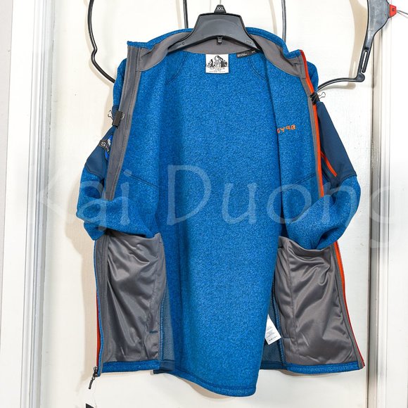 Spyder men full zip jacket in Blue - Picture 4 of 14